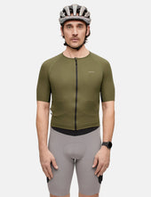 Portal Range Light Cycling Jersey - Dark Olive Green