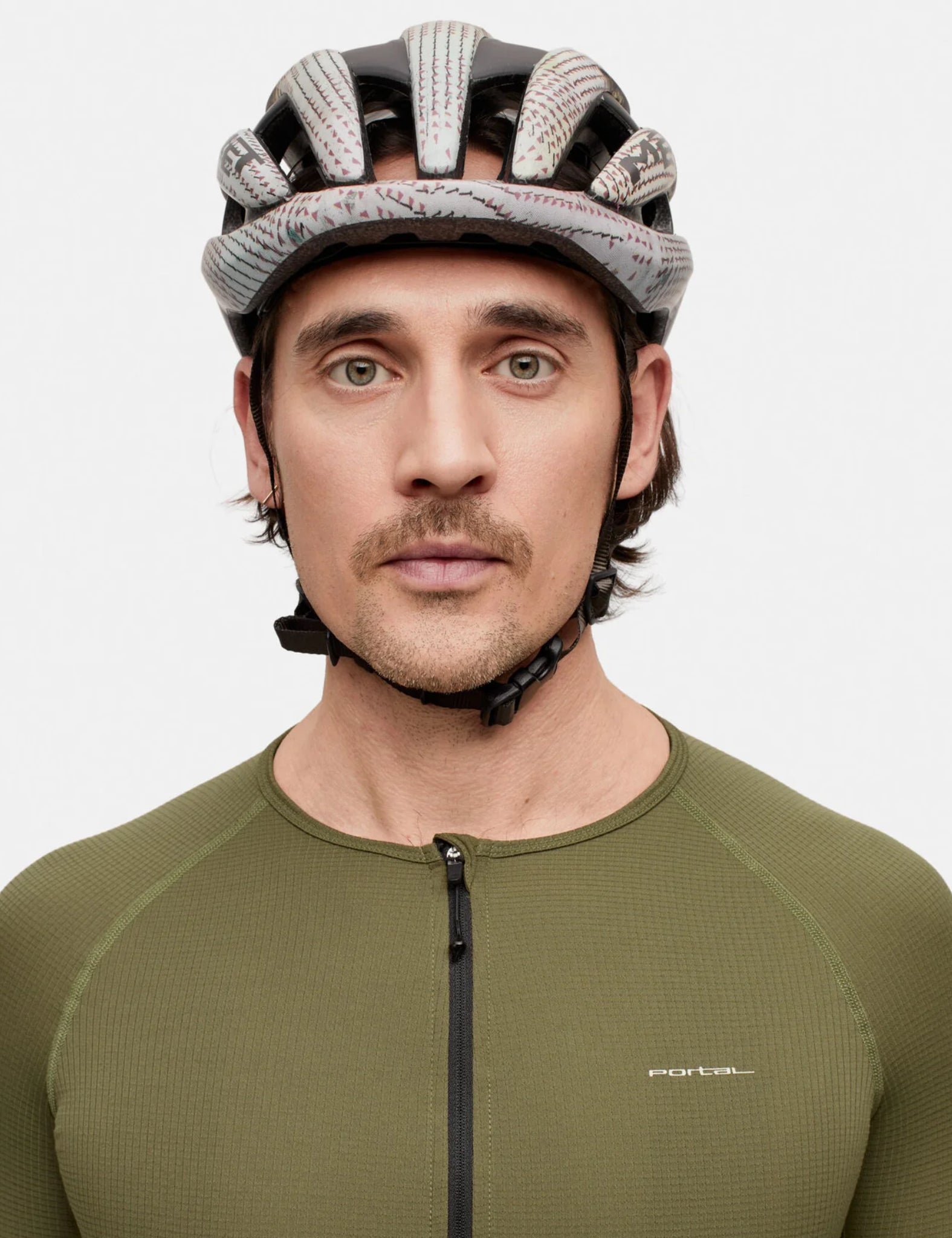 Portal Range Light Cycling Jersey - Dark Olive Green