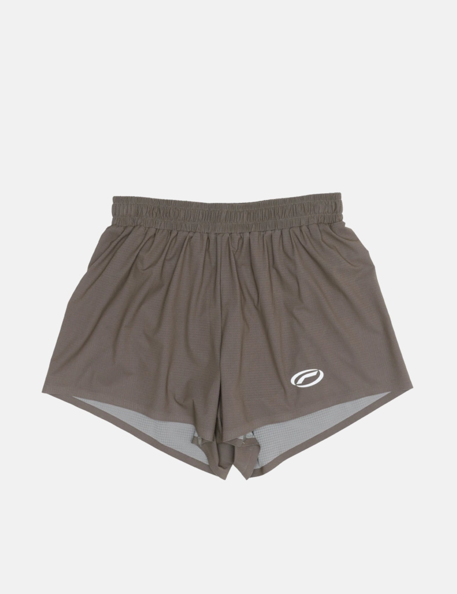 Optimistic Runners Perforated Shorts - Camel