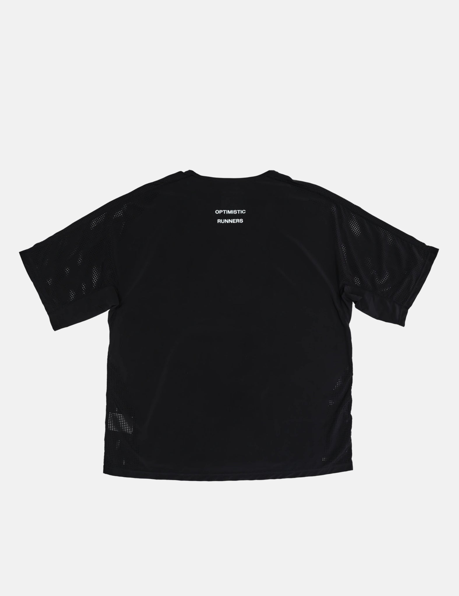Optimistic Runners Perforated T-Shirt - Black