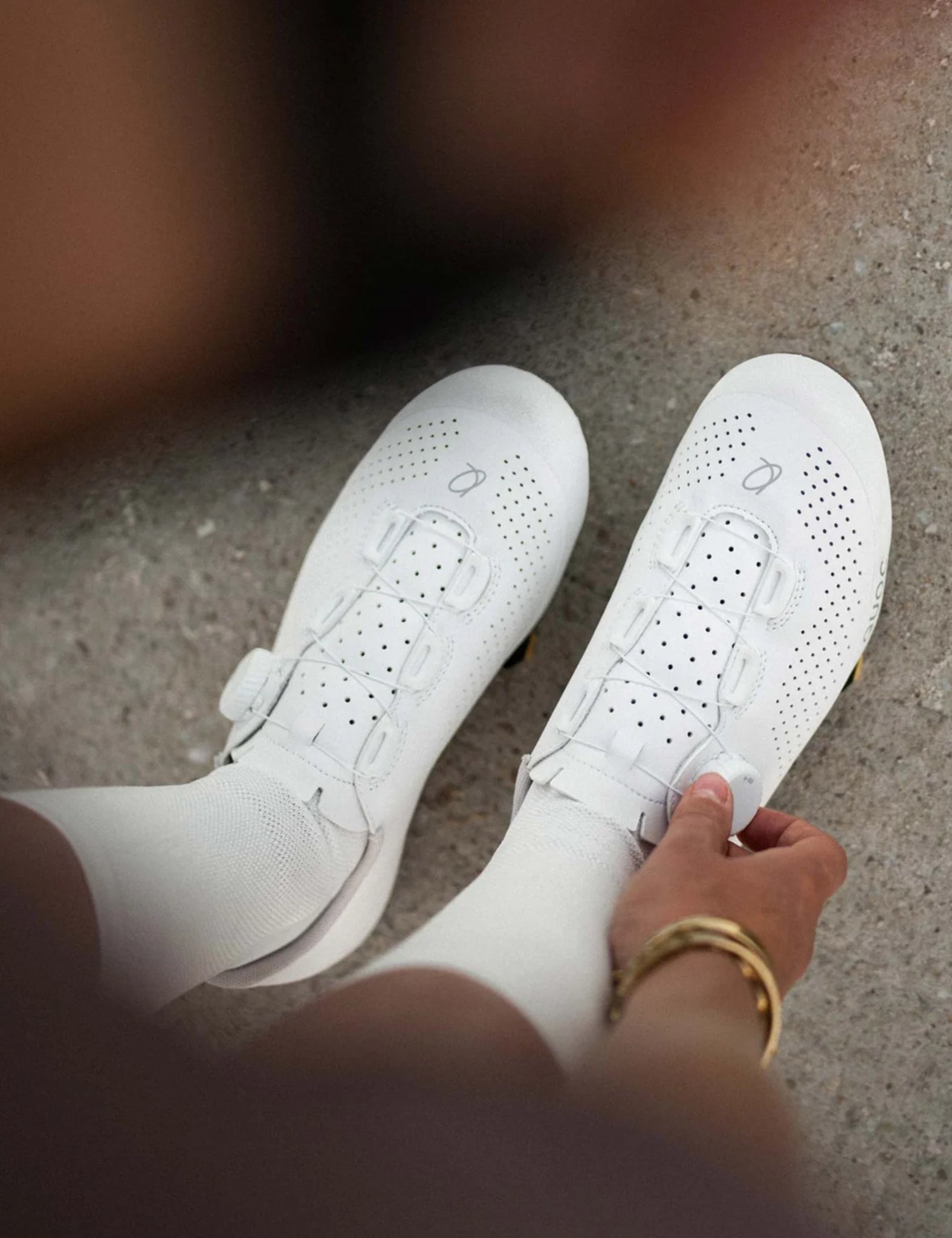 QUOC Motion Cycling Shoes - White