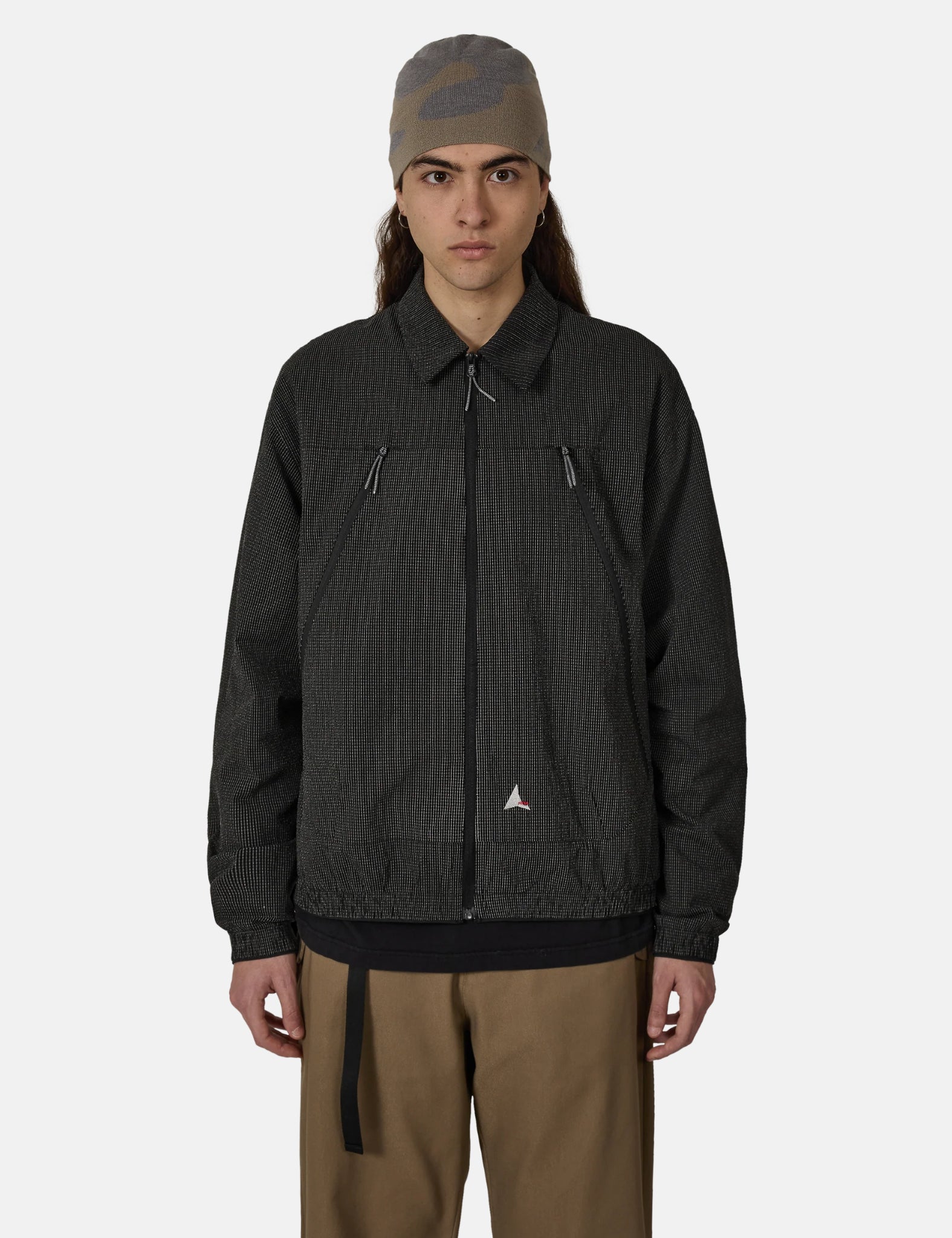 ROA Lamon Reinforced Technical Zip Up Shirt - Black