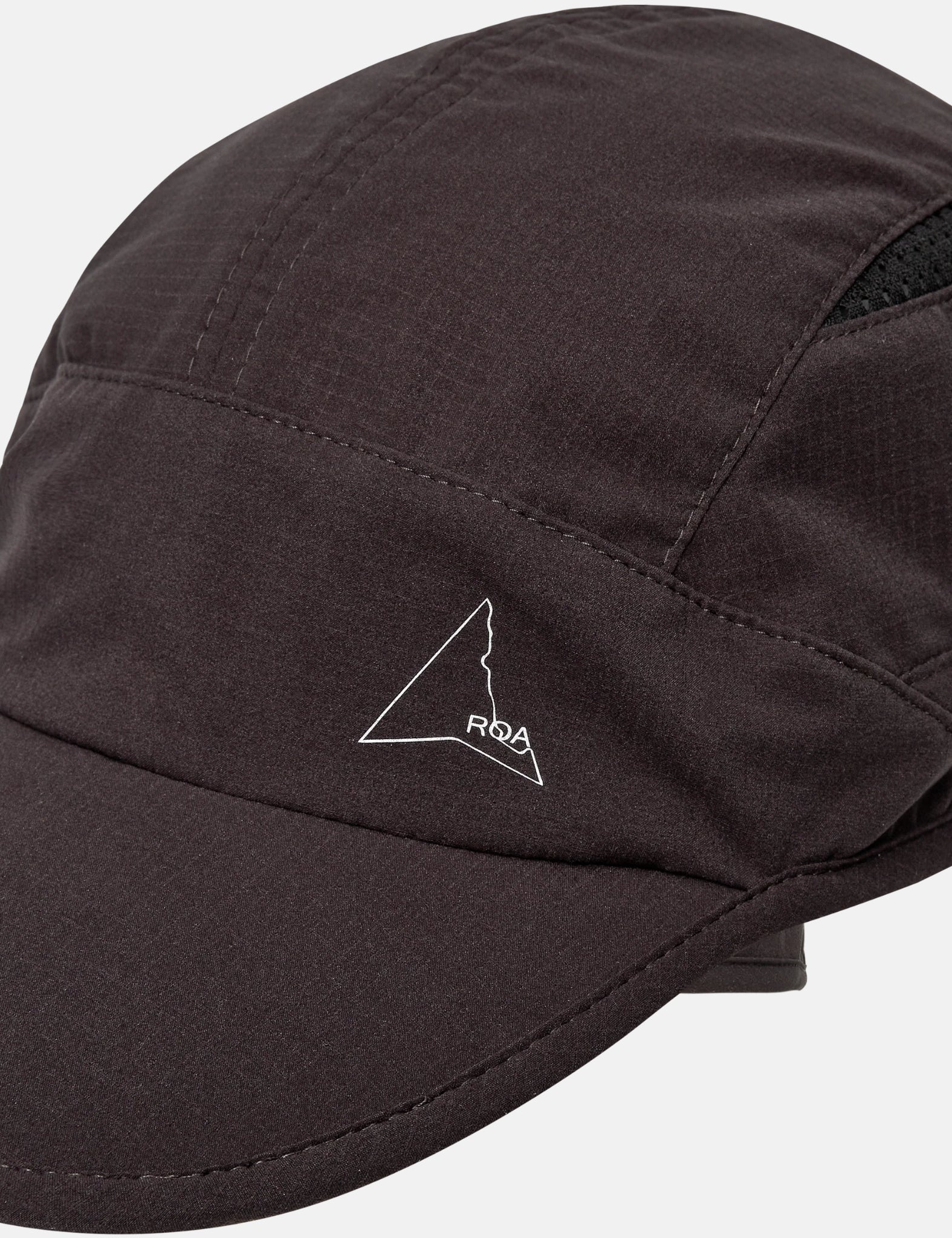 ROA Bri Open Weave Cap - Dark Brown