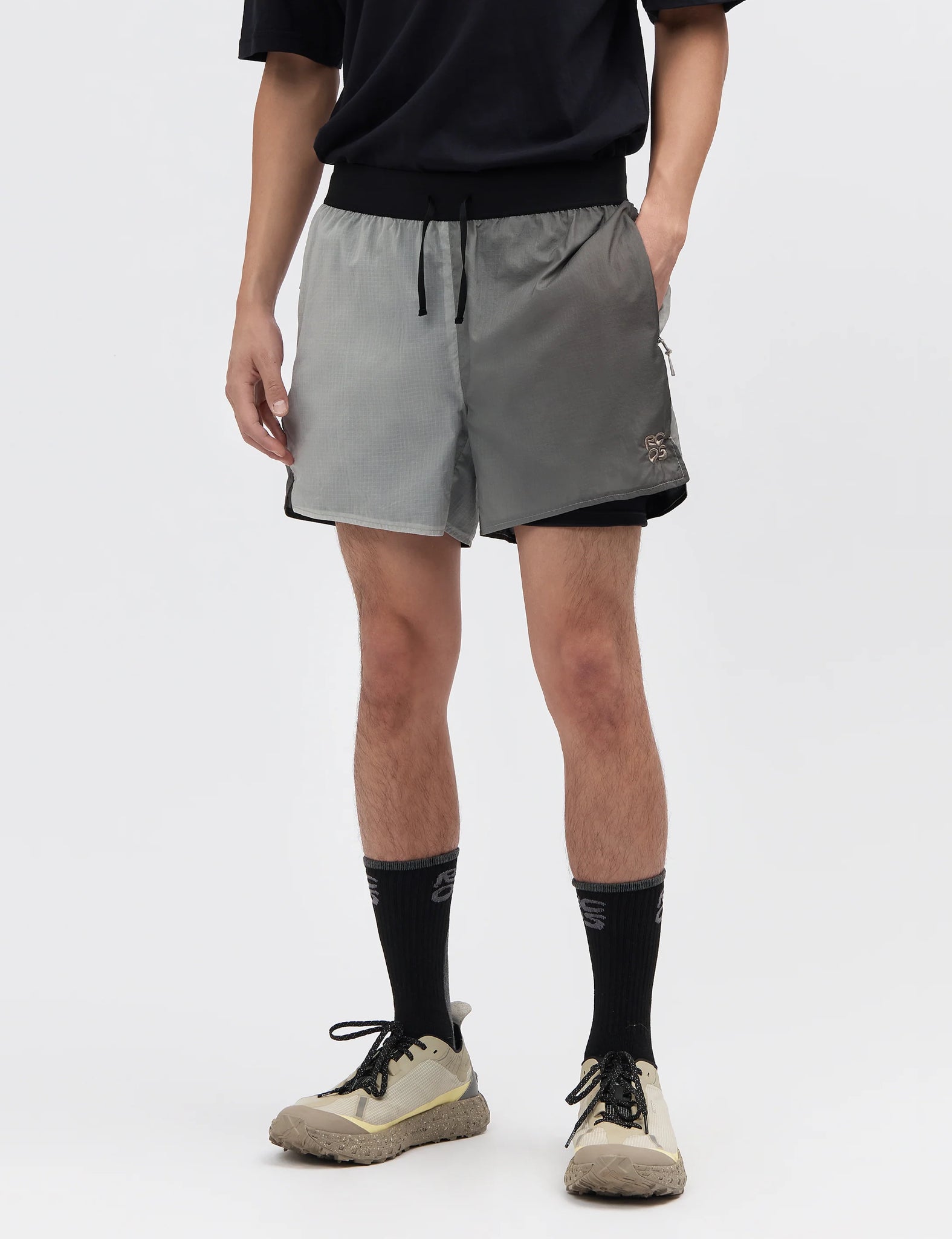 RCOS Griffith Running Shorts - Fog Gradient