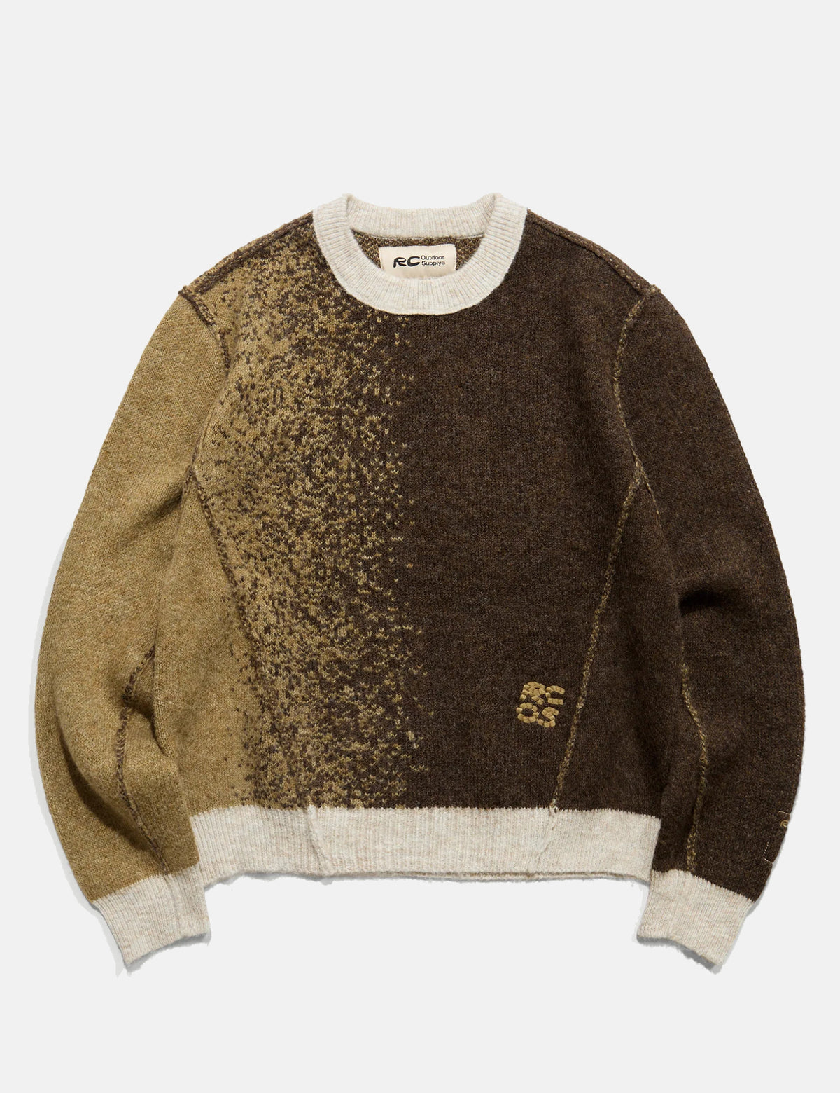 RCOS Sequoia Knit Sweater - Brown/Ochre