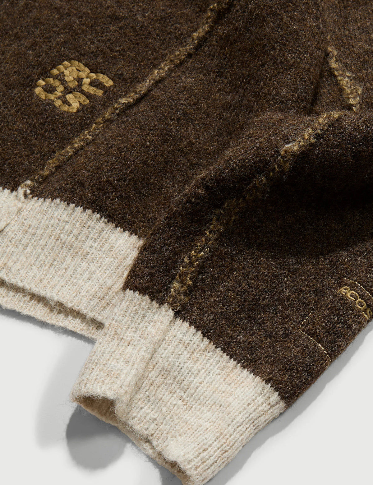 RCOS Sequoia Knit Sweater - Brown/Ochre
