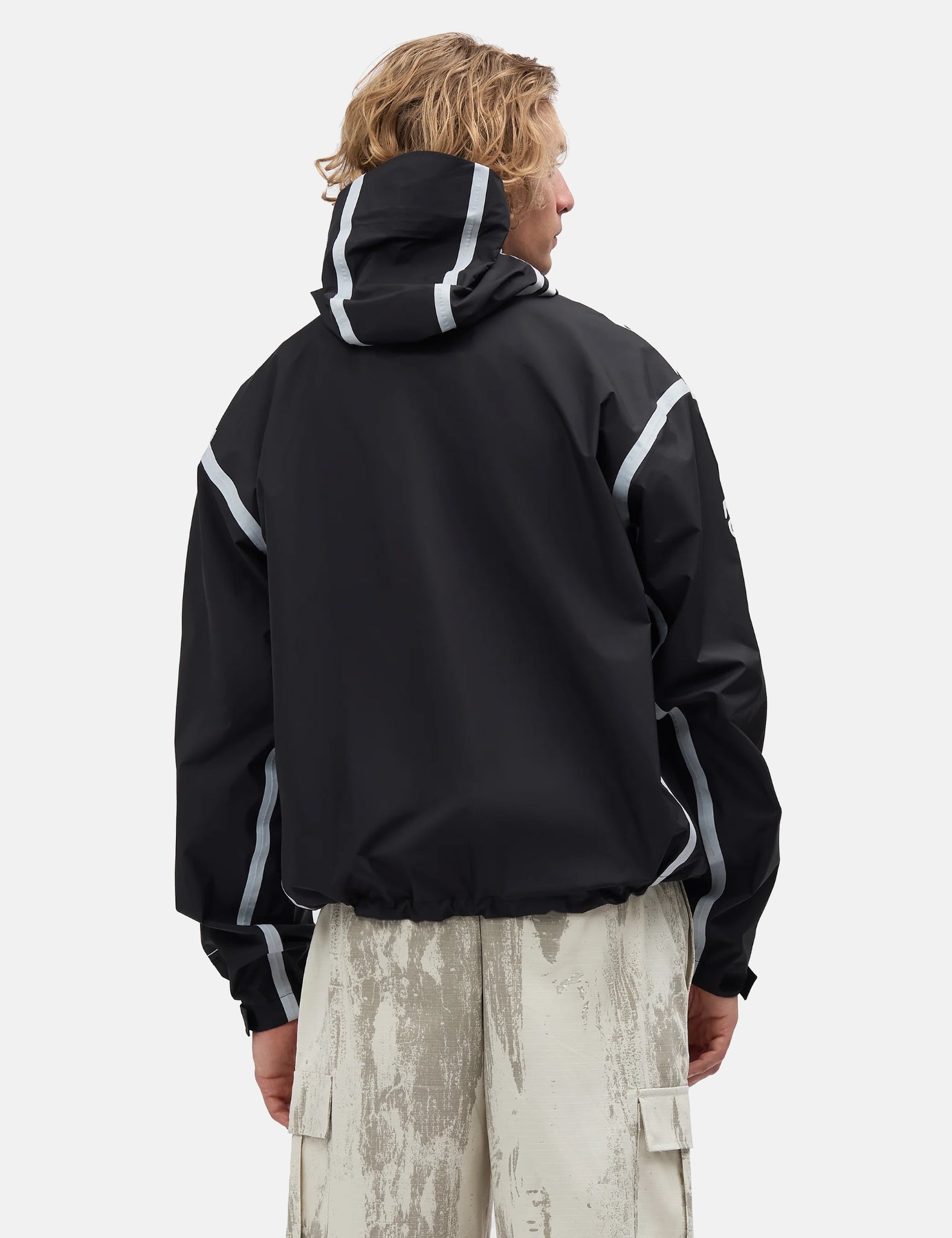 ジャケット・アウター rikotokyo Shirring sleeve blouson RCOS Sequoia Shell Jacket - Black | Benchmark.