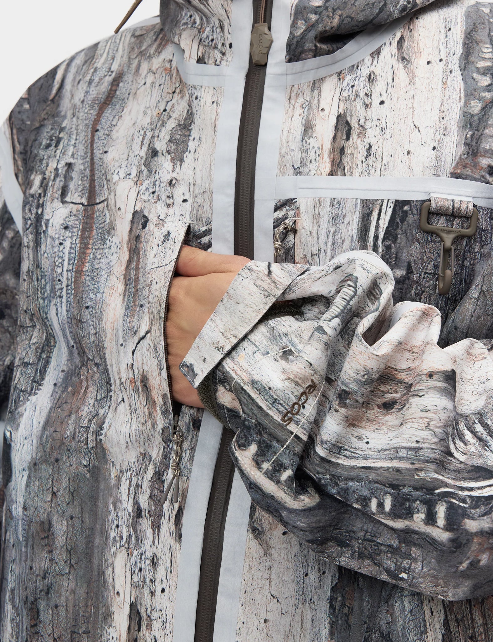 RCOS Sequoia Shell Jacket - Tree Bark | Benchmark.
