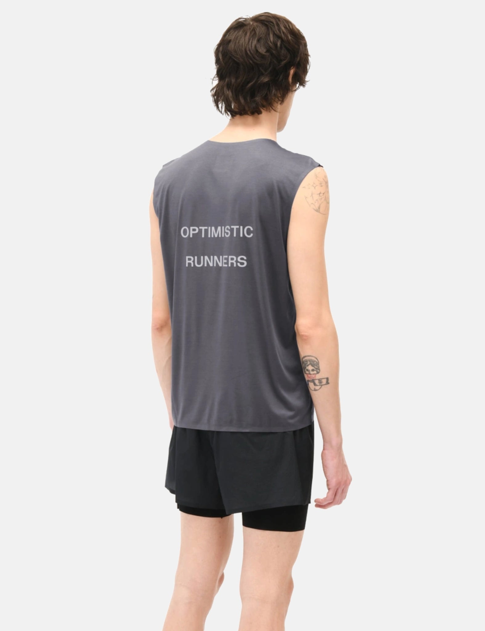 Optimistic Runners Recycled OR Tank Top - Blueberry