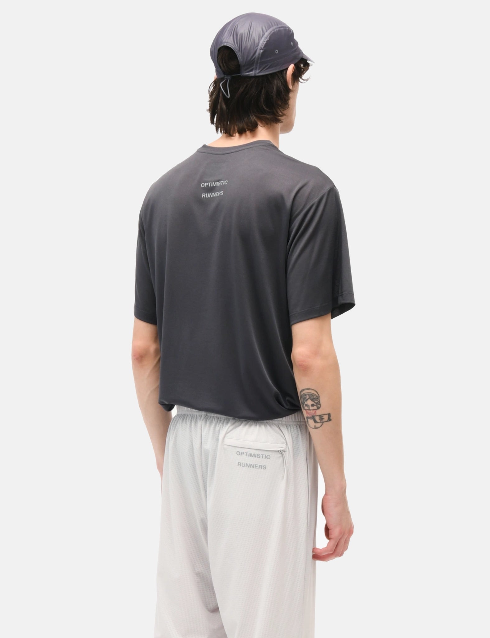 Optimistic Runners Relaxed T-Shirt- Blueberry