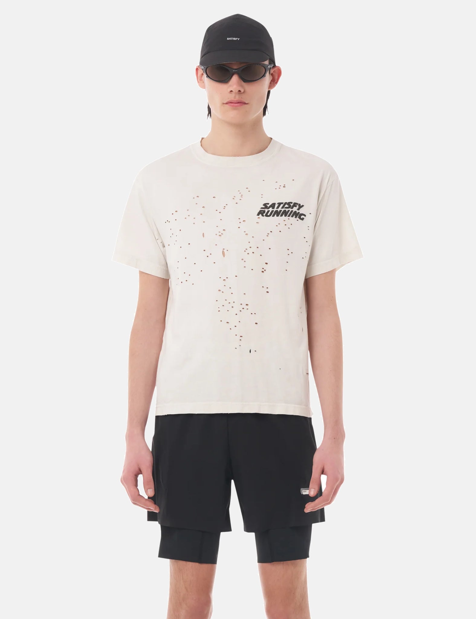 Satisfy MothTech T-Shirt - Off-White | Benchmark.
