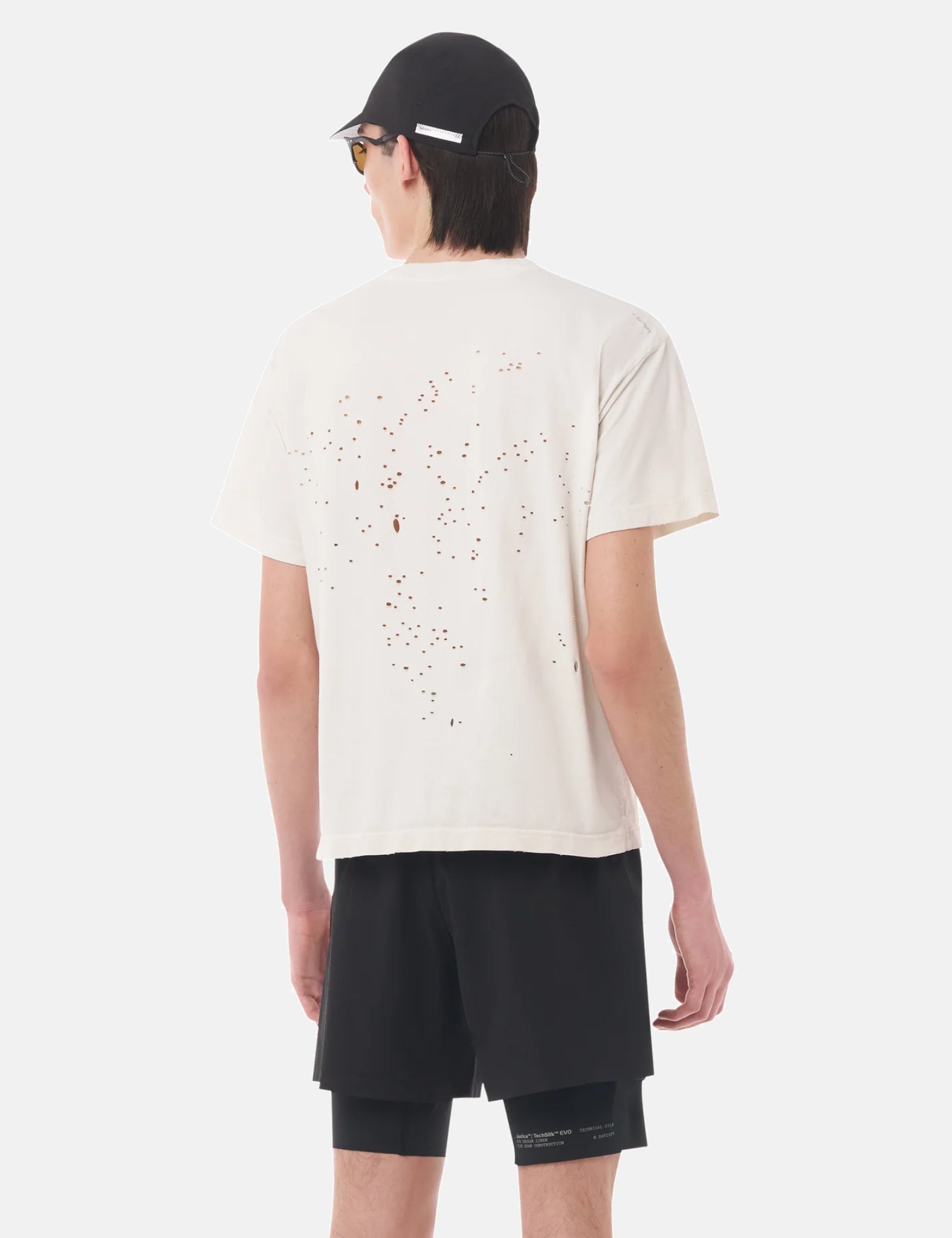 Satisfy MothTech T-Shirt - Off-White | Benchmark.