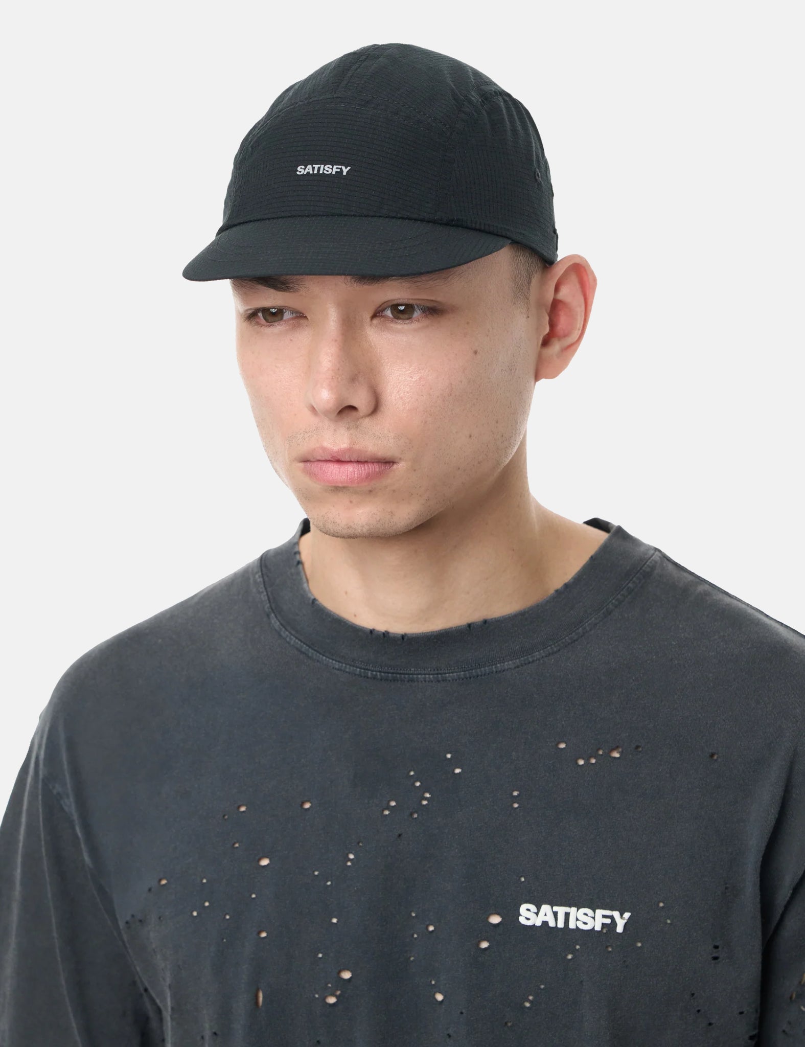 Satisfy Rippy Air Trail Cap - Black | Benchmark.