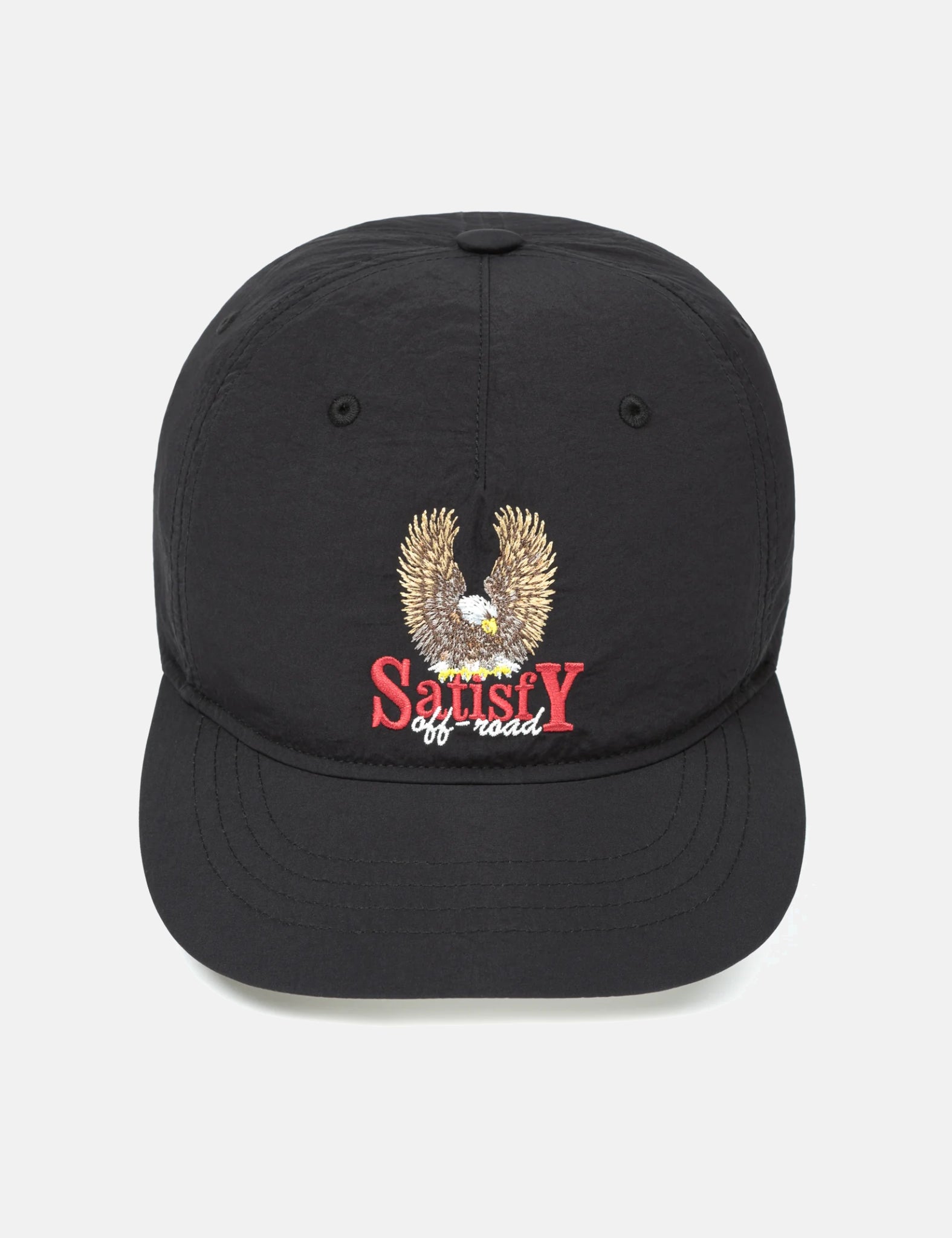 Satisfy FliteSilk 5 Panel Pinch Cap - Black