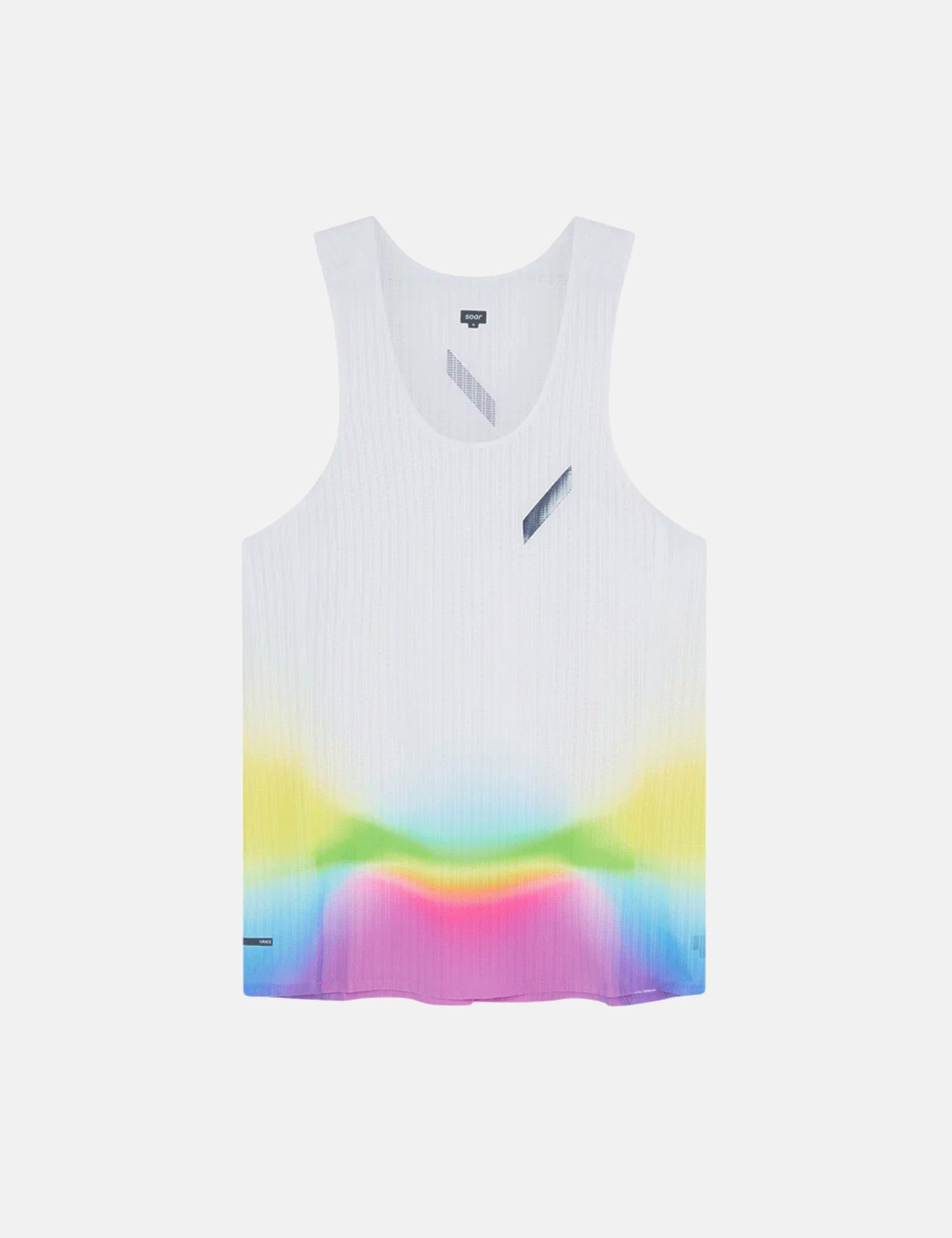 Soar Running Men's Race Vest - Summer Rainbow