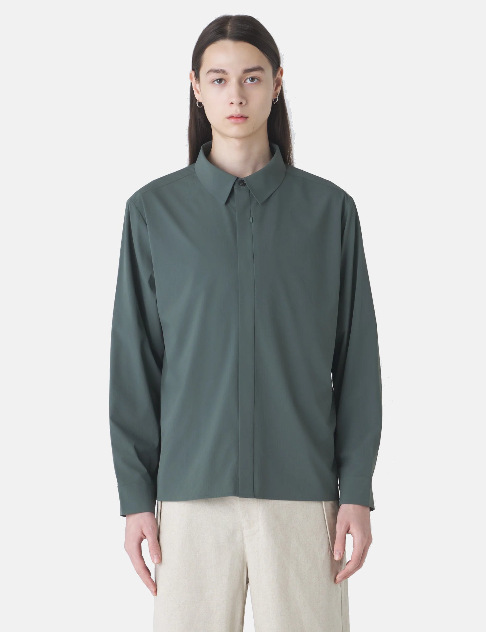 Hiking Patrol Align Button Up Shirt - Pine Mist