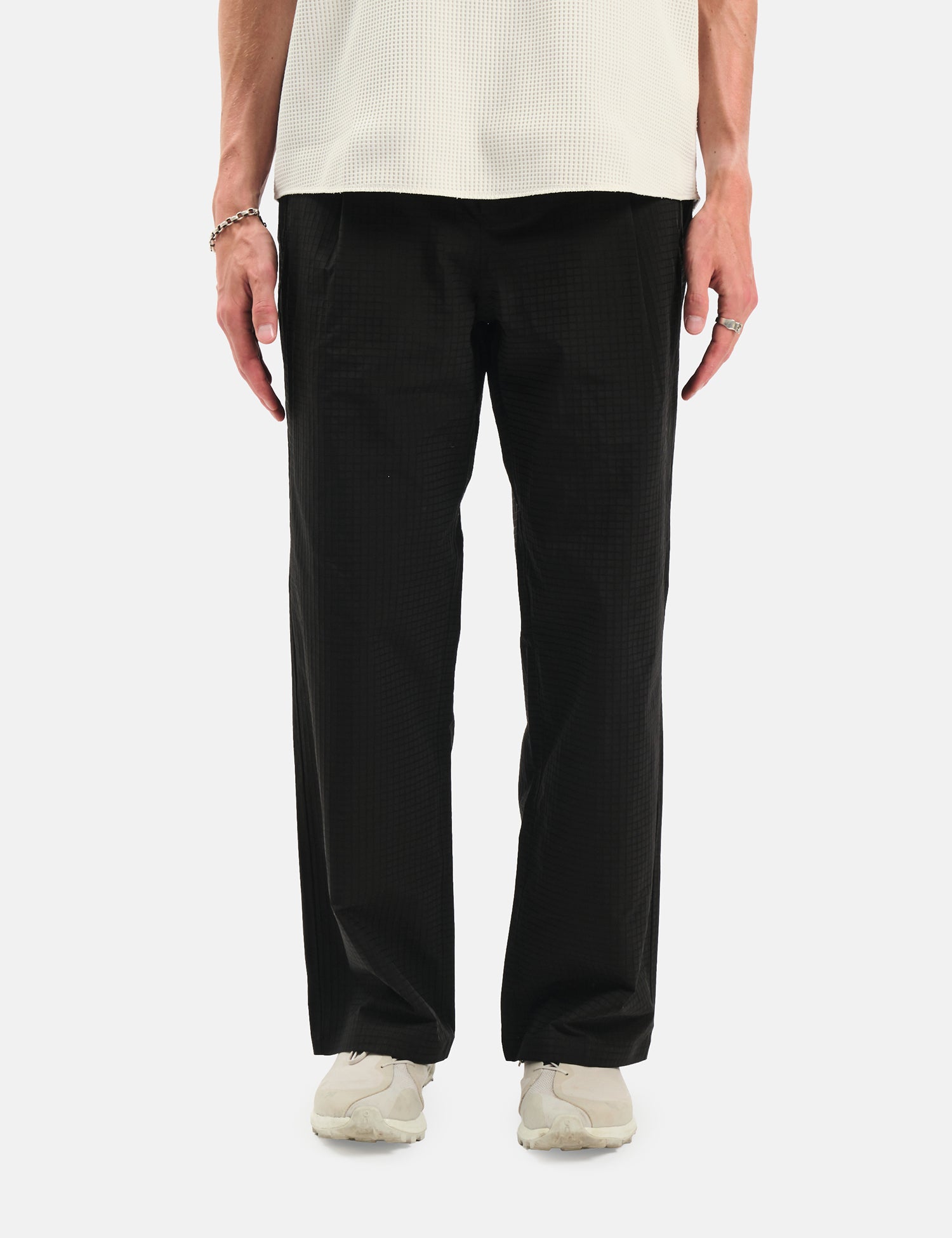 Hiking Patrol Waypoint Ripstop Pleated Trousers - Black