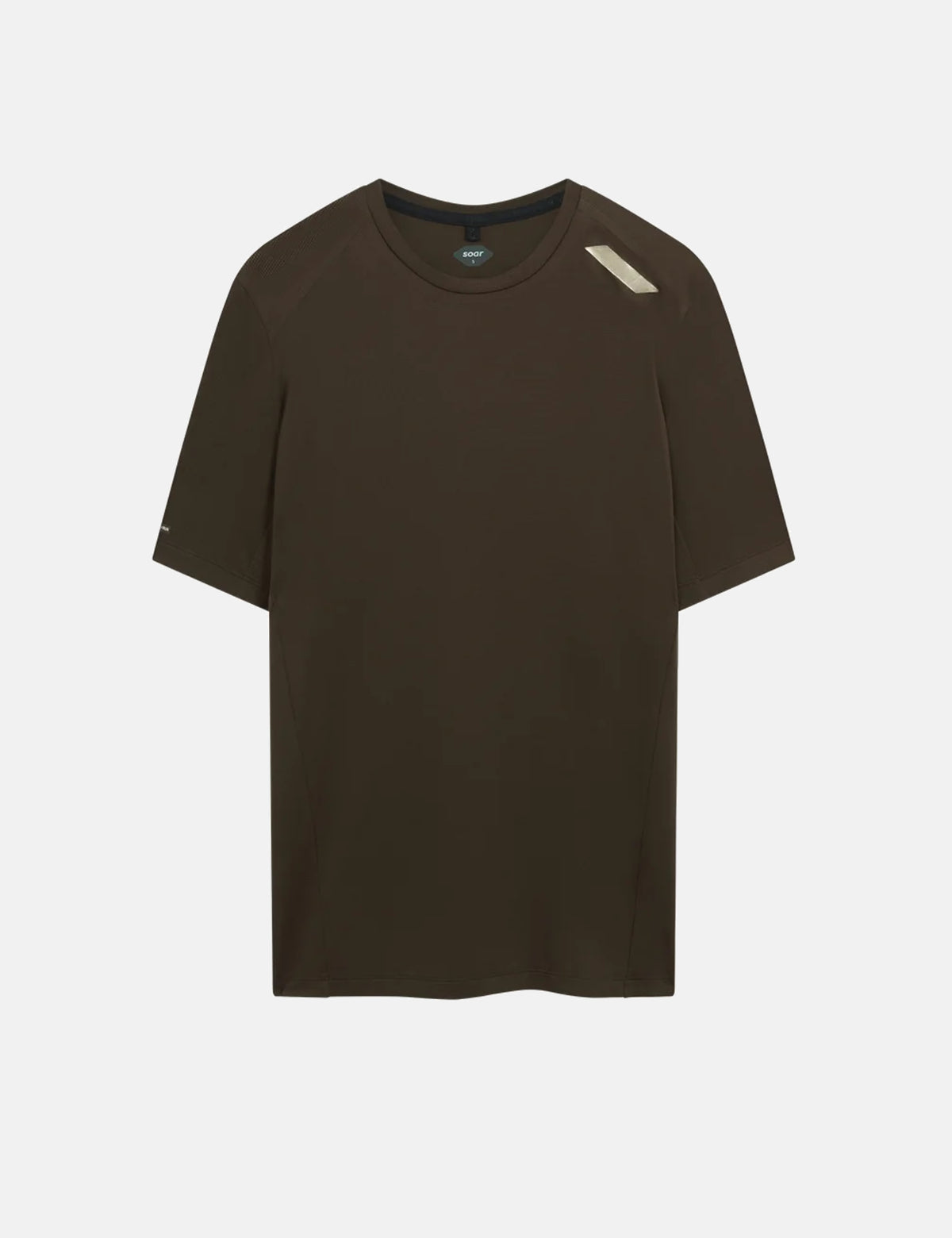 Soar Running Eco Tech T-Shirt  - Dark Brown