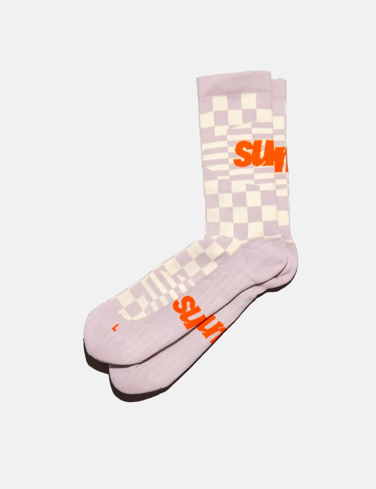 Sums Checkers Socks - Cream