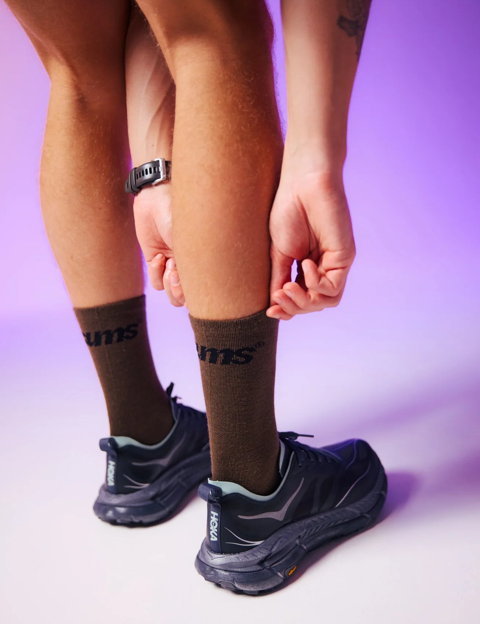 SUMS Merino Socks - Olive Green