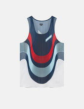 Soar Running Race Vest 2.0 - Navy/Red/White