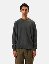 Snow Peak Garment Dyed Pullover - Charcoal Grey