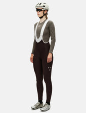 Pas Normal Studios Women's Mechanism Thermal Bib Tights - Dark Coffee