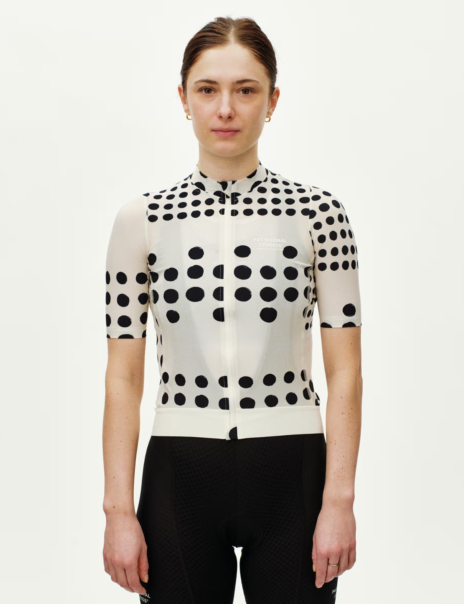 Pas Normal Studios Women's Essential Jersey (Dot Print) - Off White