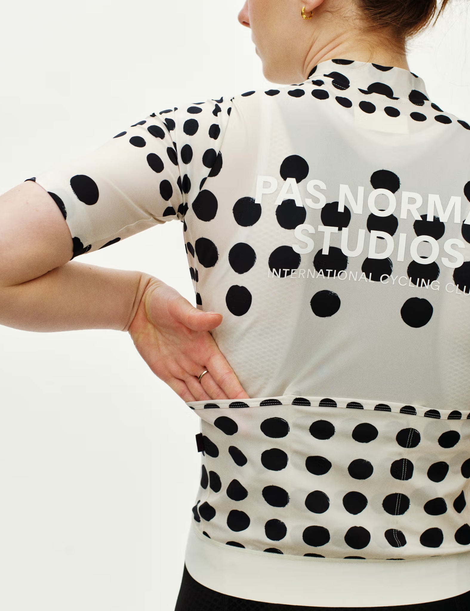 Pas Normal Studios Women's Essential Jersey (Dot Print) - Off White