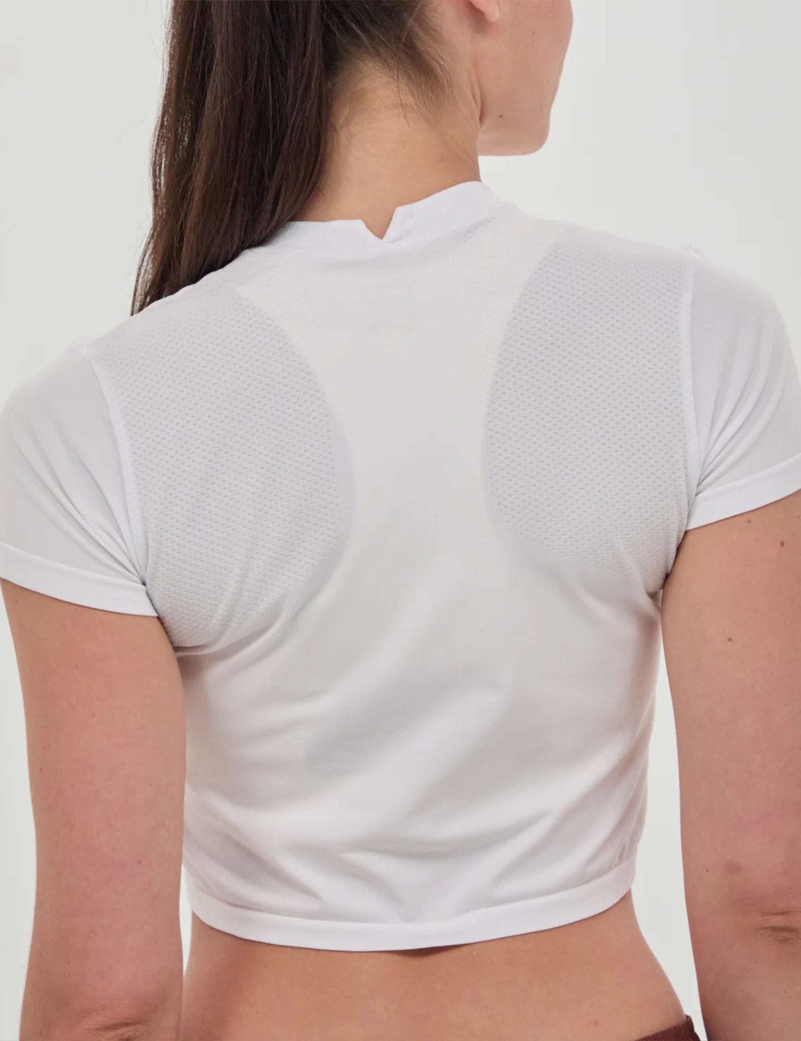 Bandit Women's Mercury Seamless Crop T-Shirt - White