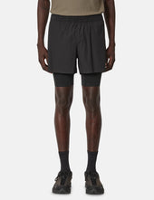 ROA Helder 5 Inch 2-In-1 Running Shorts - Black