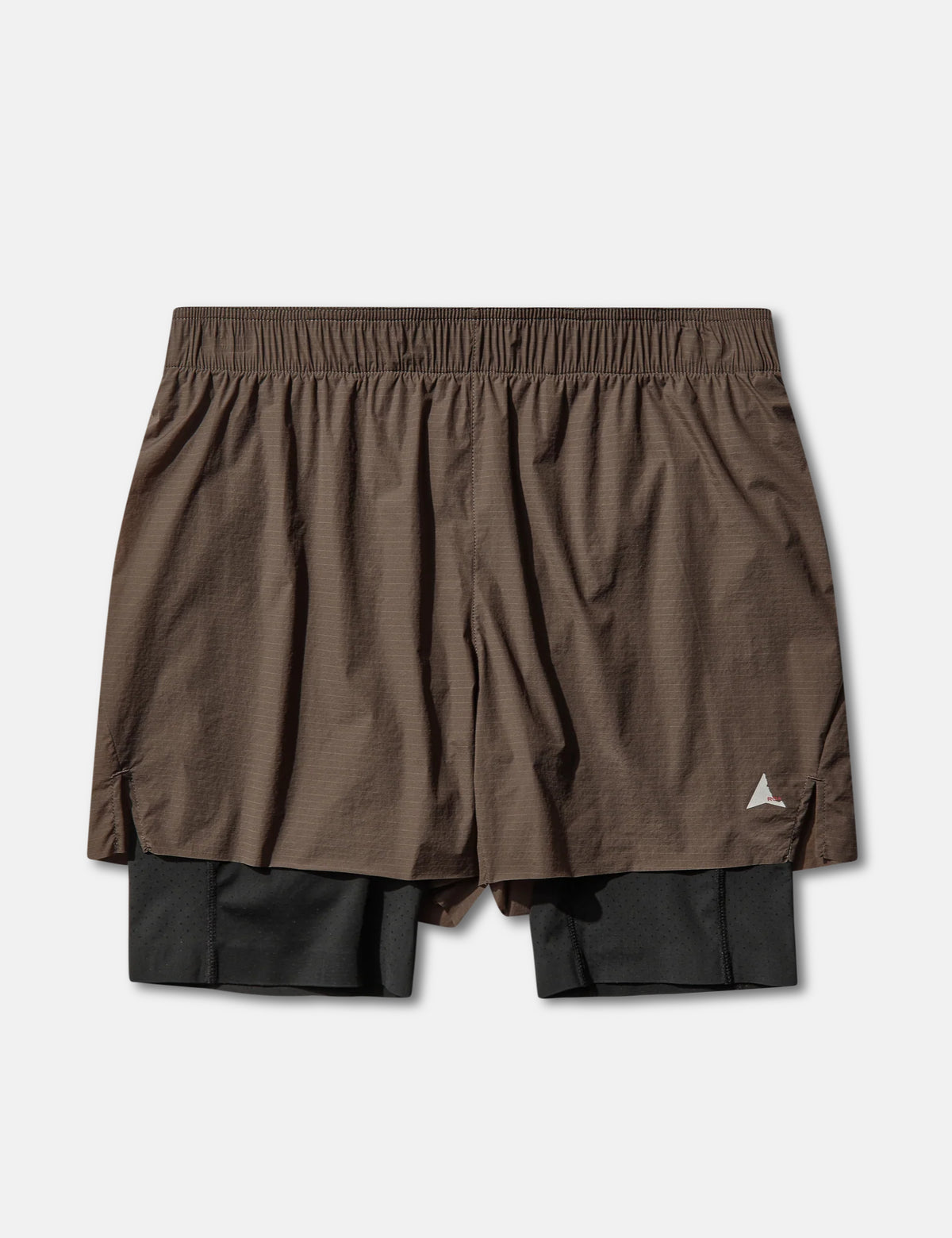 ROA Helder 5 Inch 2-In-1 Running Shorts - Brown
