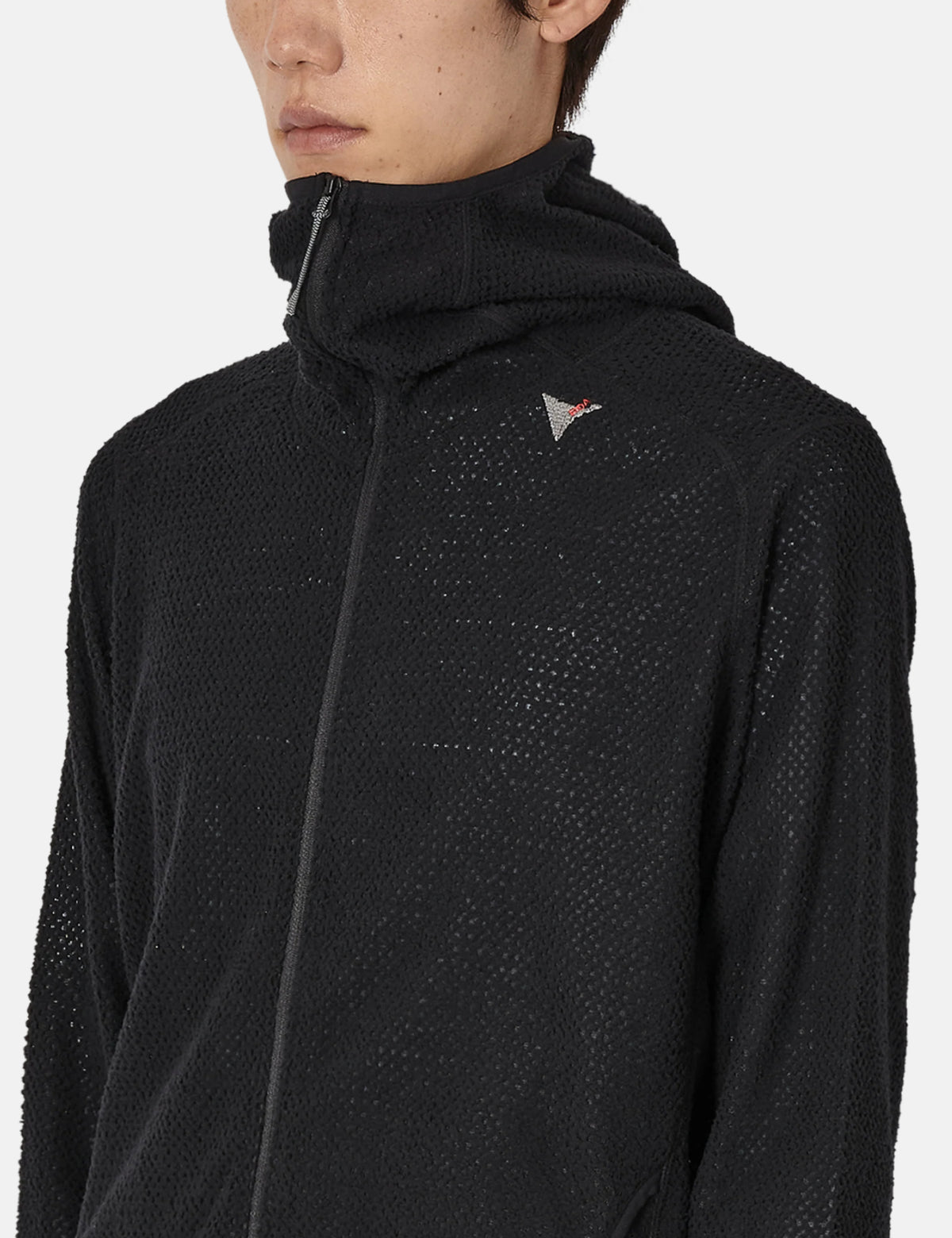 ROA Awi Thermal Zip Up Hoodie - Black