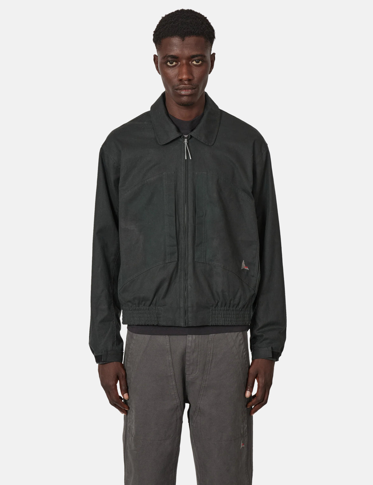 ROA Pilot Waxed Canvas Jacket - Dark Green