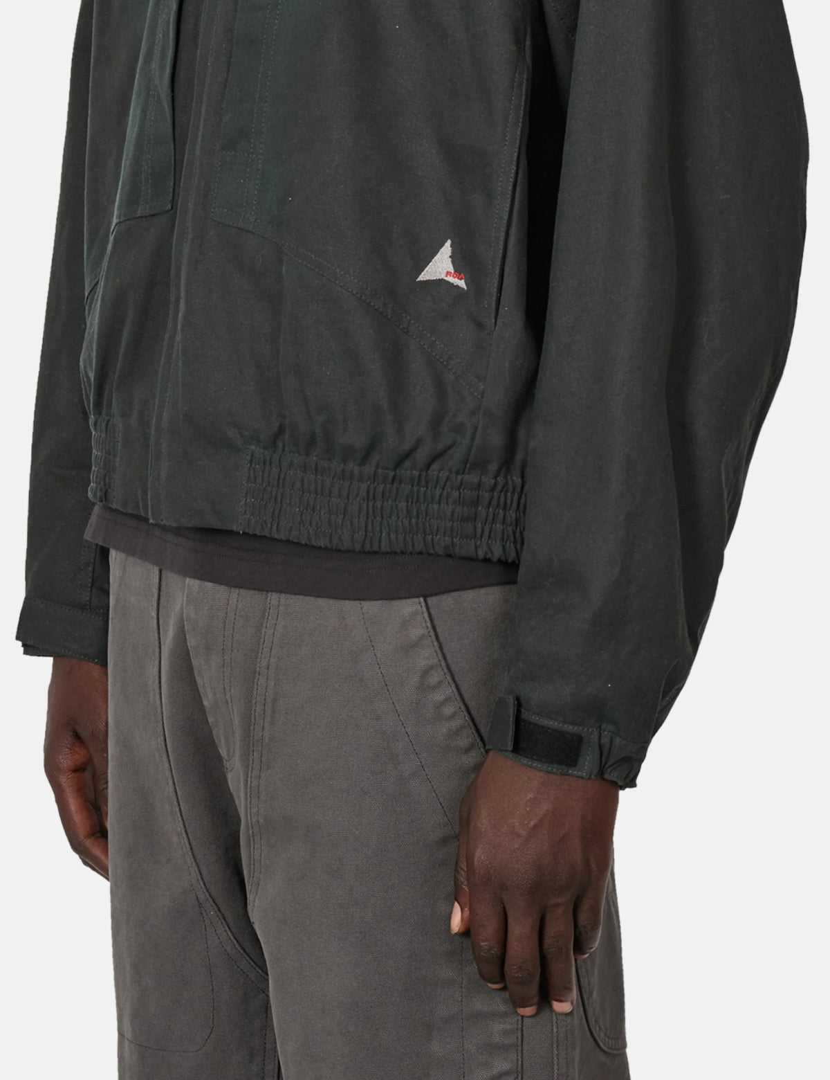 ROA Pilot Waxed Canvas Jacket - Dark Green
