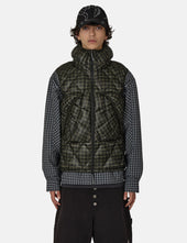 ROA Nuna 600 Fill Power Check Hooded Down Vest - Anthracite Grey
