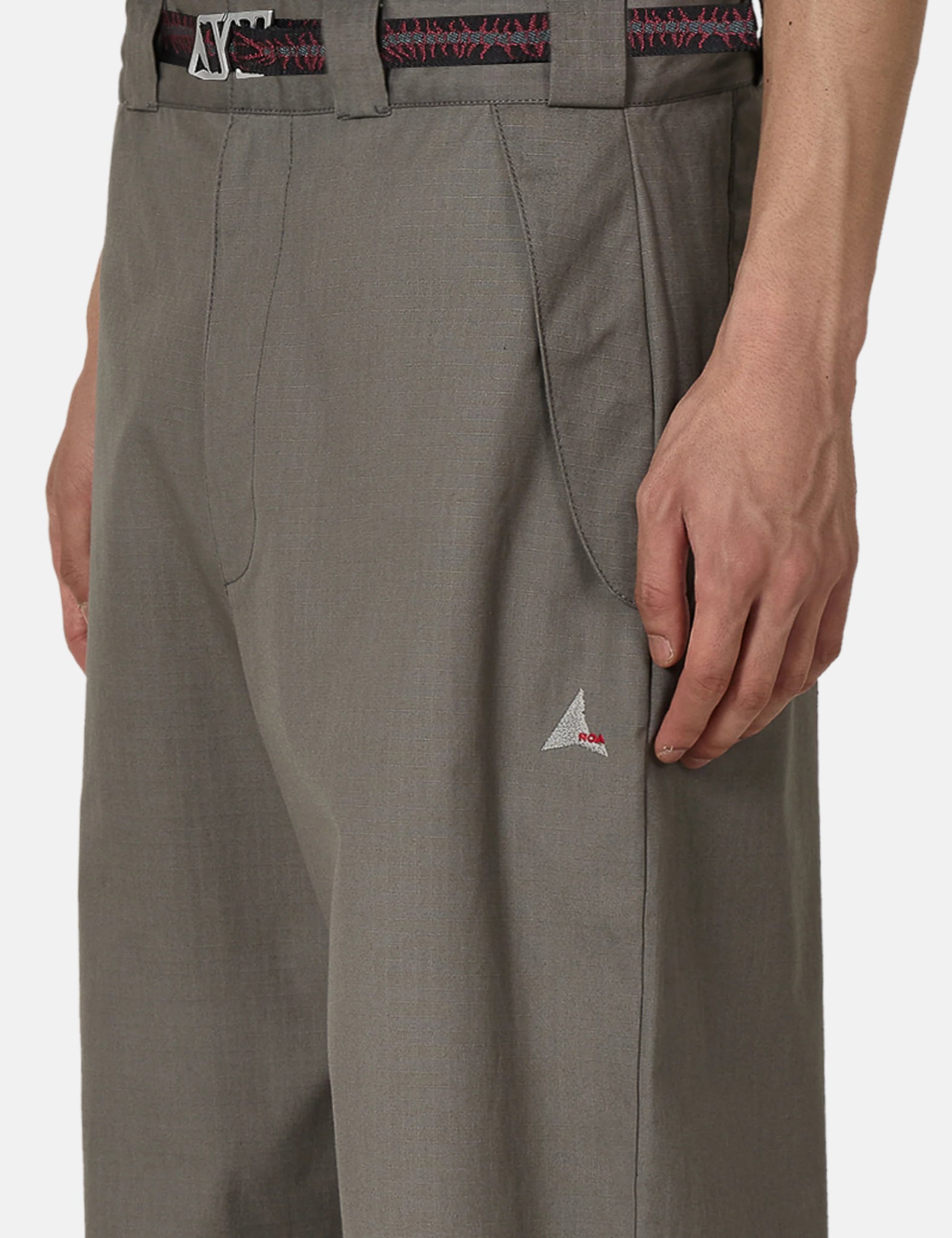 ROA Centipede Buckle Chino Pant - Grey — Benchmark