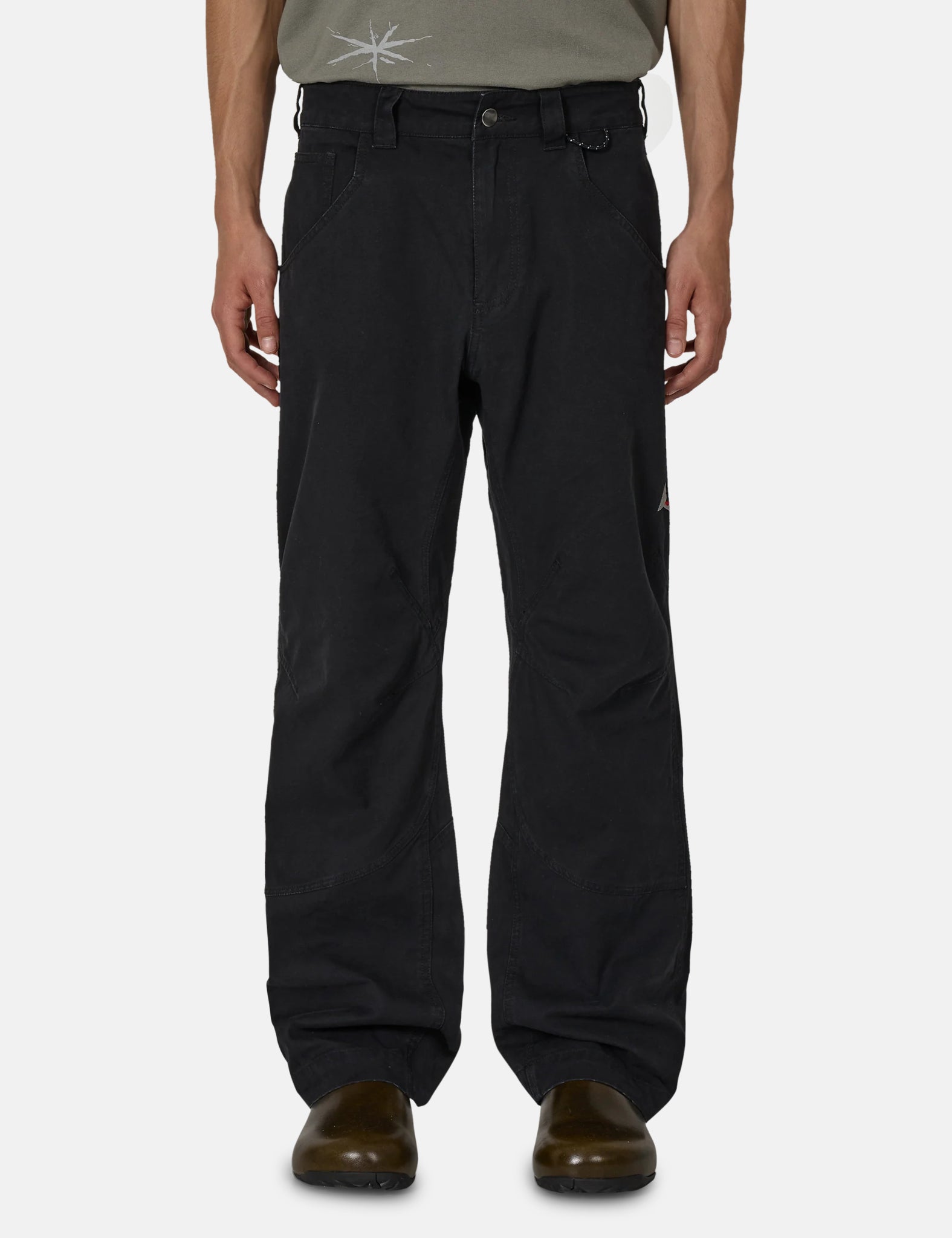 ROA Crimp Shaped Cotton Pants - Anthracite Black — Benchmark
