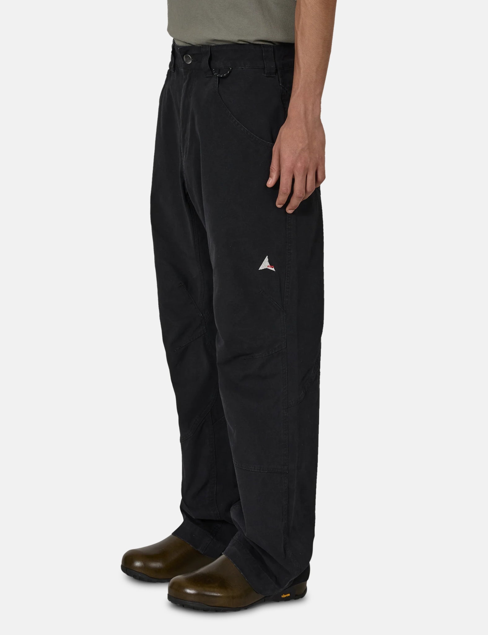 ROA Crimp Shaped Cotton Pants - Anthracite Black — Benchmark