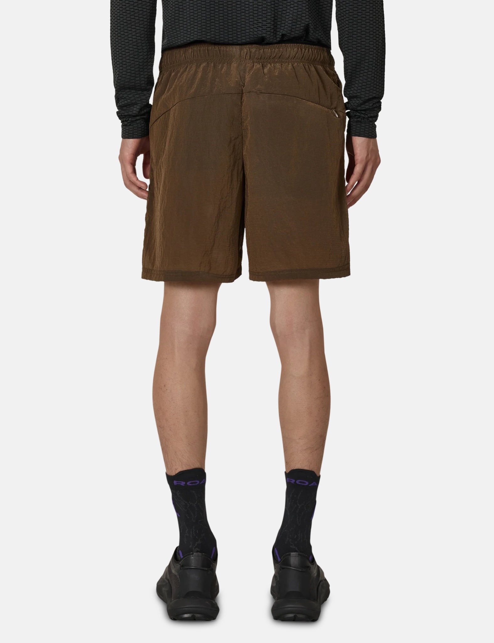 ROA Helder 5 Inch Shorts - Brown — Benchmark