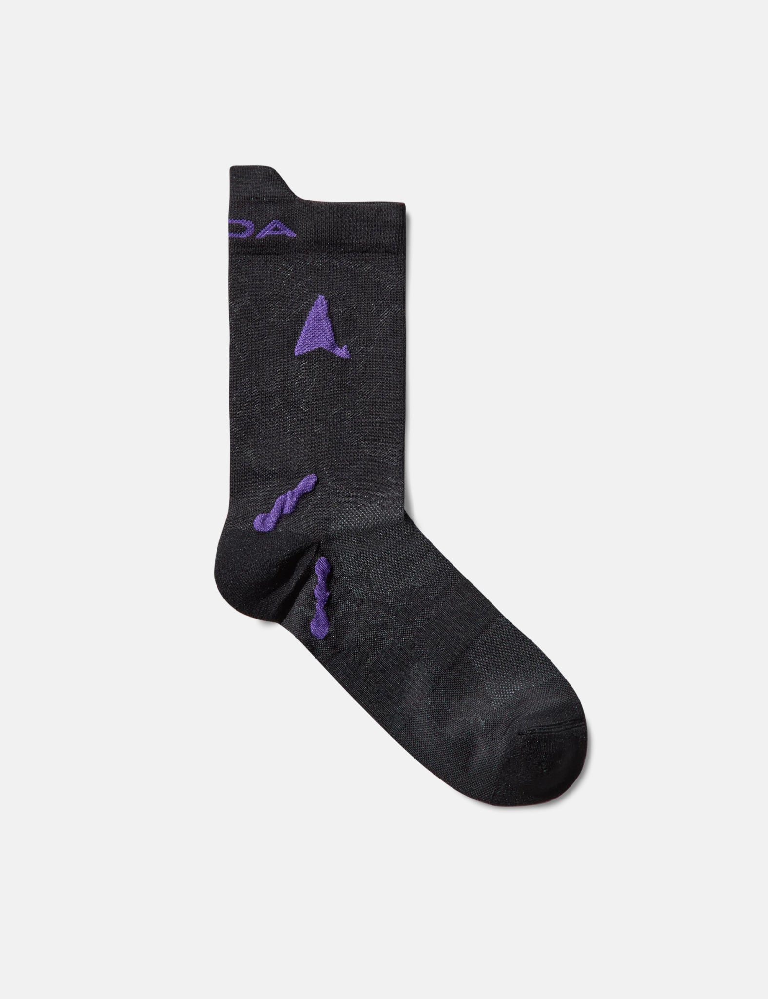 ROA Ryli Q Skin Technical Crew Socks - Black — Benchmark