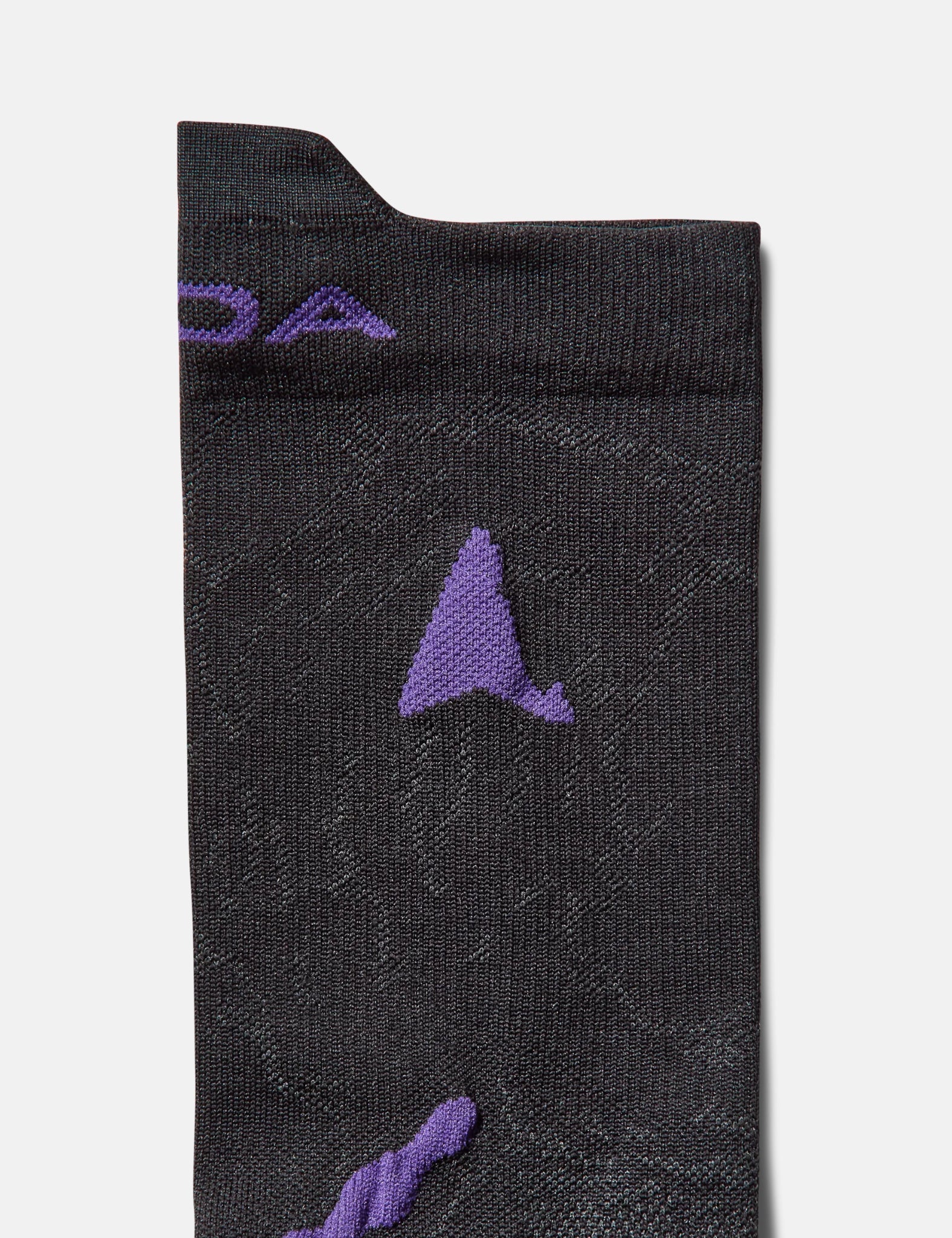 ROA Ryli Q Skin Technical Crew Socks - Black — Benchmark