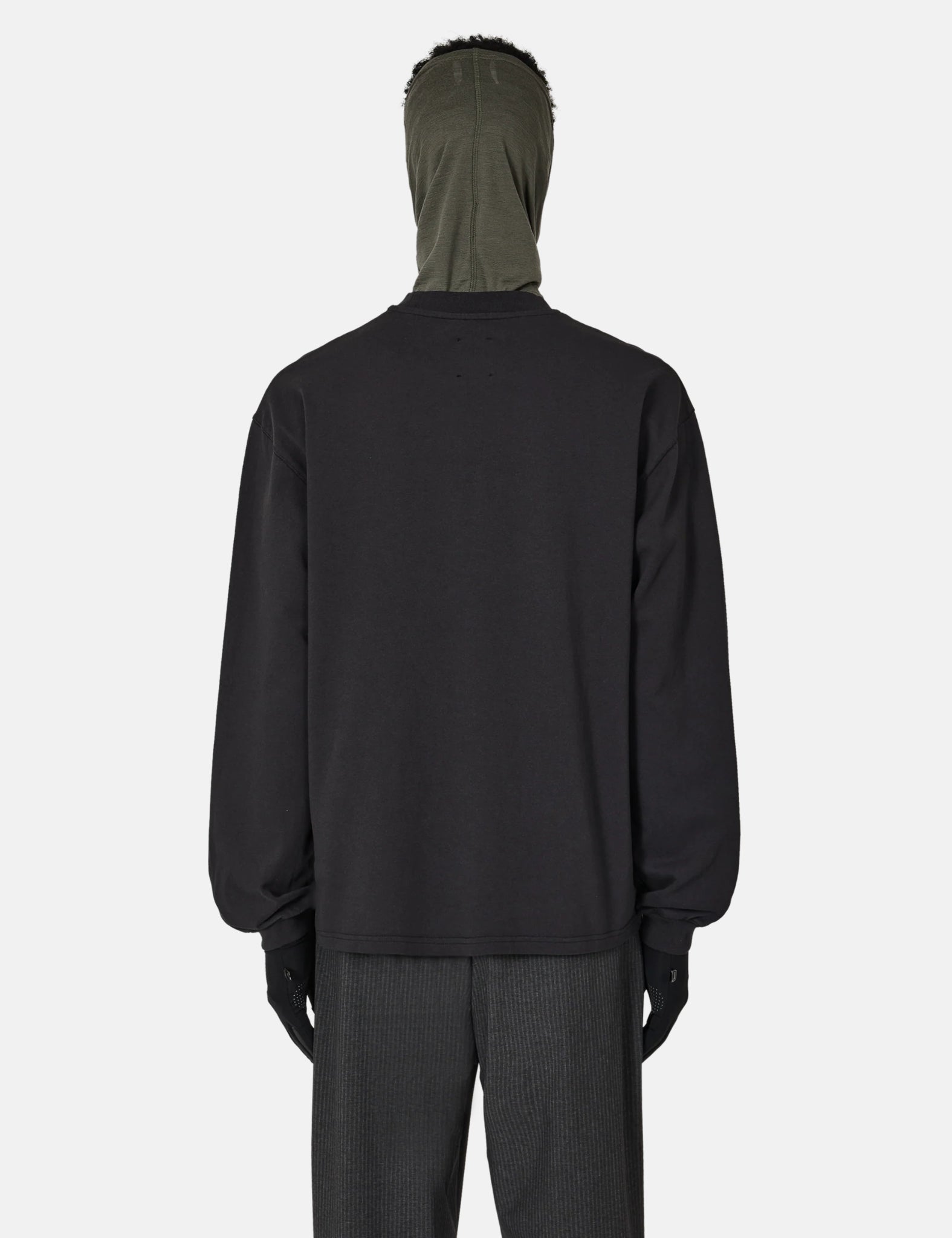 ROA Logo Long Sleeve - Washed Black — Benchmark