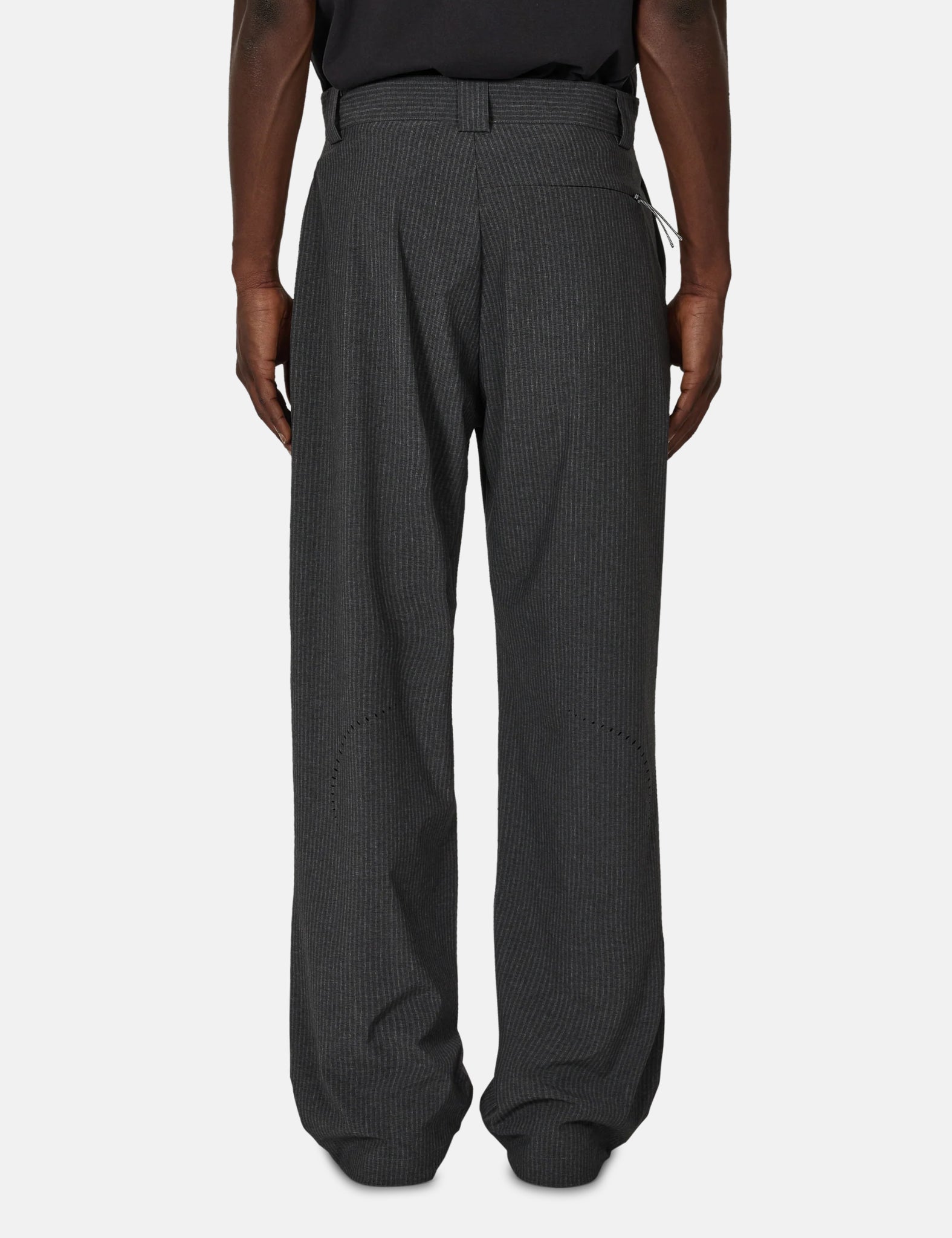 ROA Numb Pinstriped Packable Pants - Black | Benchmark