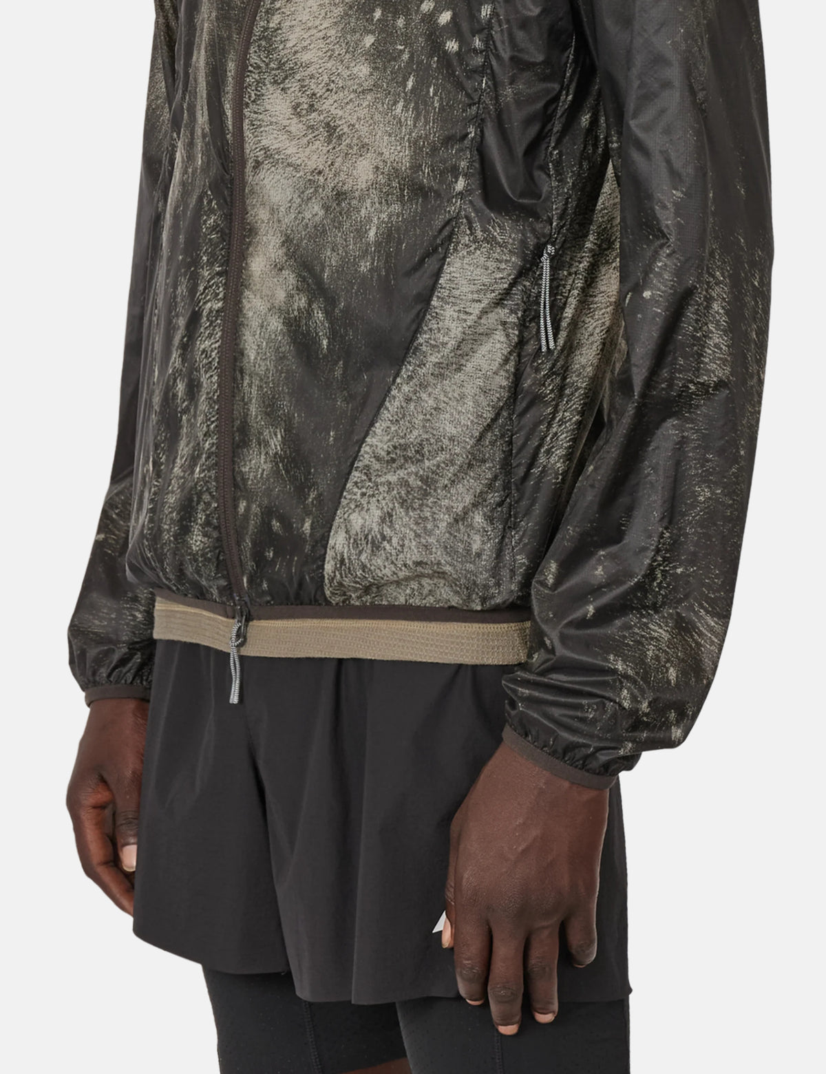 ROA Hue Packable Wind Jacket - Fuzzy Dark Brown