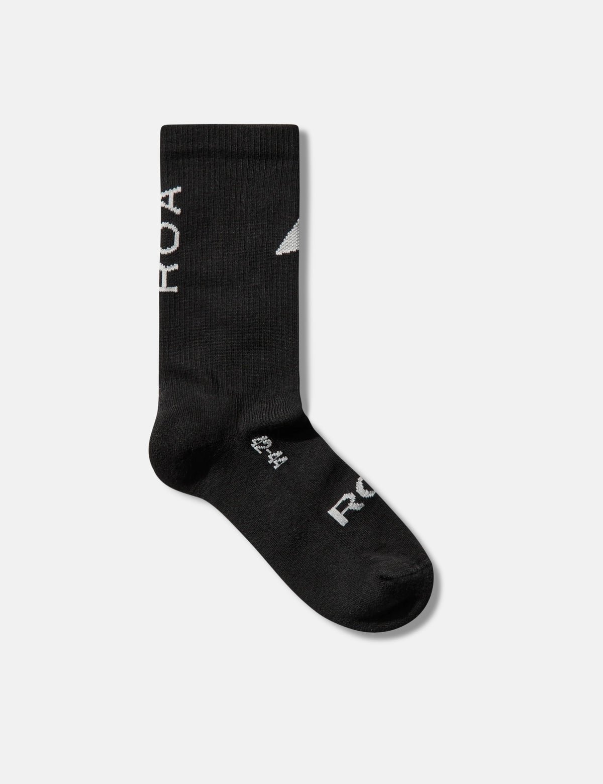 ROA Logo Biofil Socks - Black/Light Grey
