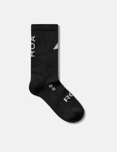 ROA Logo Biofil Socks - Black/Light Grey