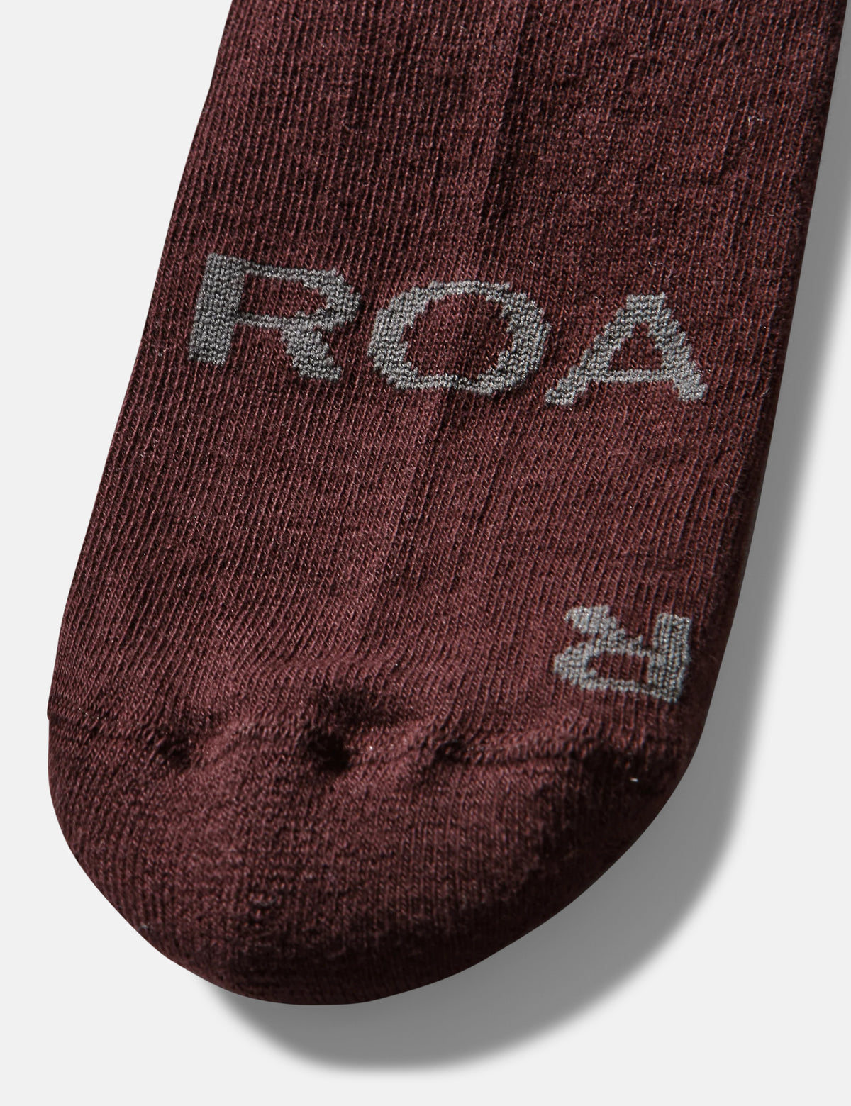 ROA Logo Biofil Socks - Burgundy/Graphite