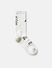 ROA Logo Biofil Socks - White/Dark Green