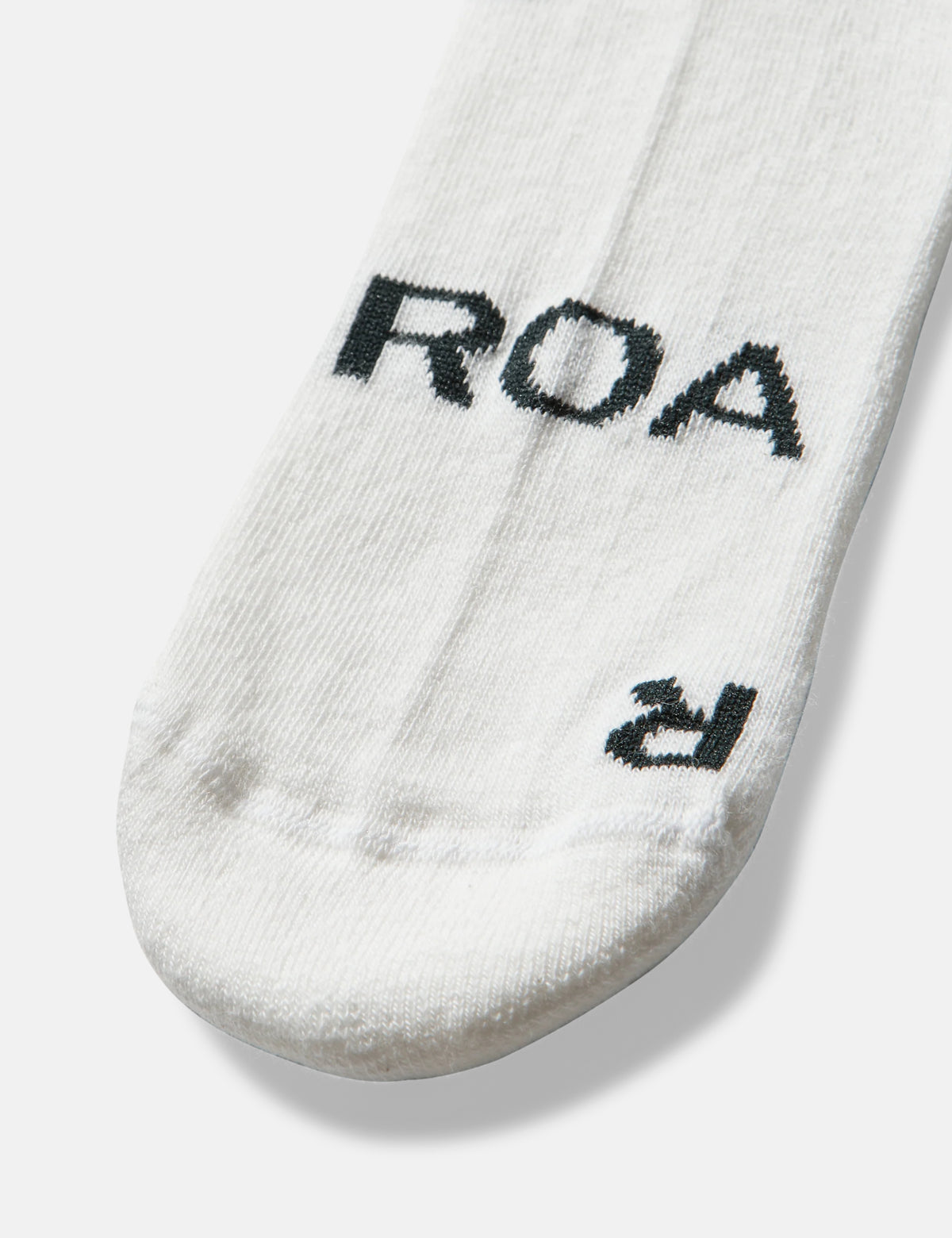 ROA Logo Biofil Socks - White/Dark Green